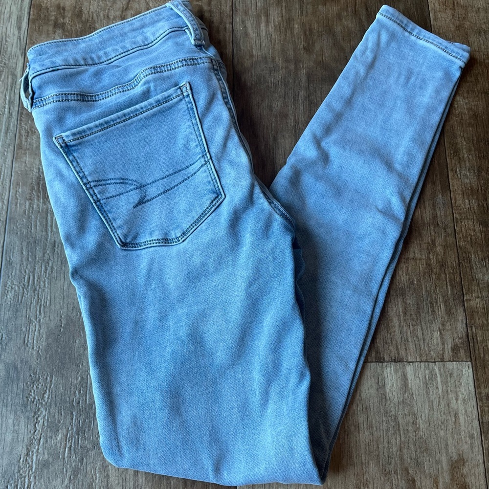 American Eagle Skinny Jeans Size 6 Long Length